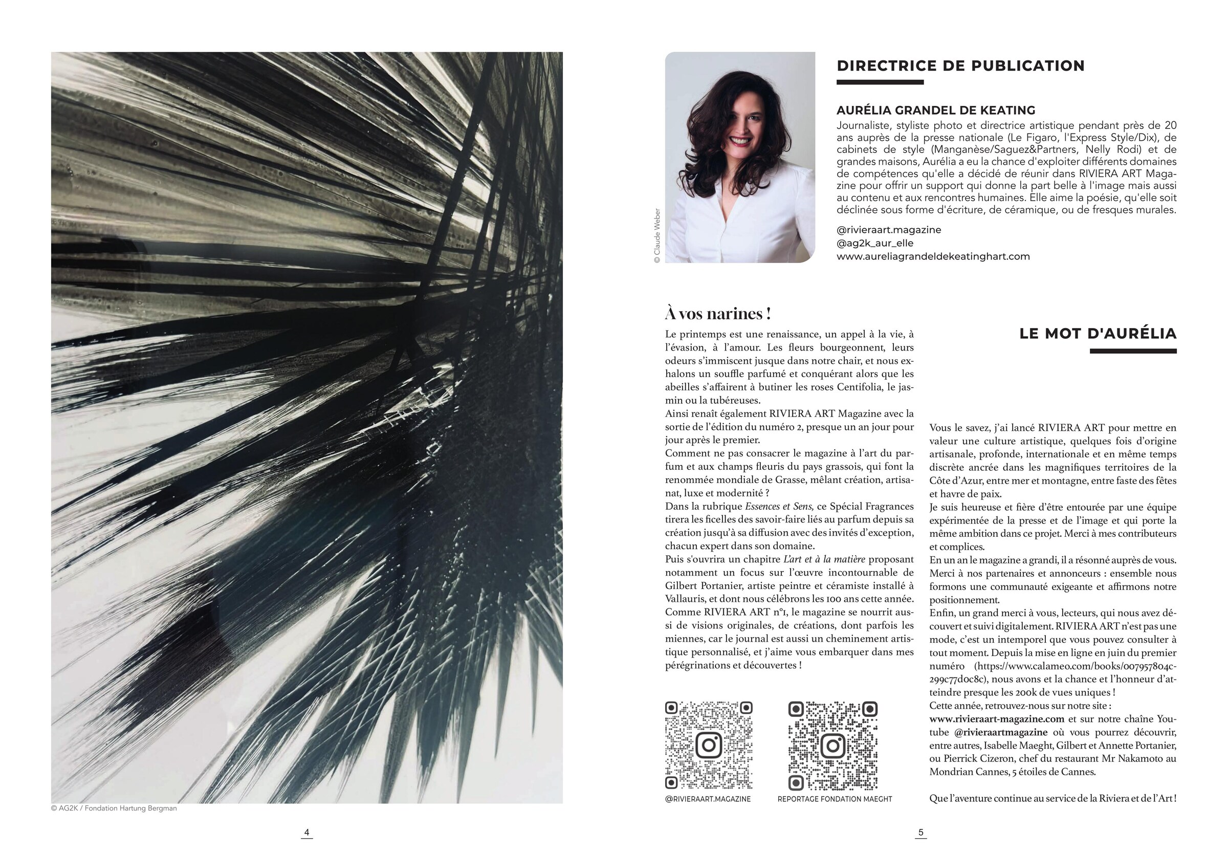Œuvre d'Aurélia Grandel de Keating — RIVIERA ART N°2